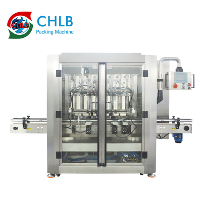 Kopf-Glasflaschen-Füllmaschine der Lebensmittelchemikalie Maschine der automatischen Gewürzwasserflüssigkeit abfüllende füllende versiegelnde 8